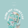 Fluid Art Handmade Plaster Lucky Cat-Hera Concept House Limited