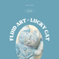 Fluid Art Handmade Plaster Lucky Cat-Hera Concept House Limited