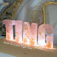 Resin Art Letter LED Light-Hera Concept House Limited