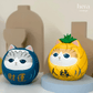 Custom Handmade Drawing Cat-Eared Daruma-Hera Concept House Limited