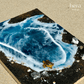 Sea Turtle In The Ocean (Ocean Wave Resin Art Painting)-Hera Concept House Limited