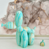 Fluid Art Balloon Dog (Tiffany Blue)-Hera Concept House Limited