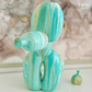 Fluid Art Balloon Dog (Tiffany Blue)-Hera Concept House Limited
