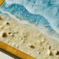 Ocean Wooden Tray(Ocean Wave Resin Art)-Hera Concept House Limited